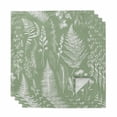 thumbnail image 1 of Sage Green Botanical Cloth Napkins, Farmhouse Country Leaves Plant Washable and Reusable Dinner Napkins Set of 4, Table Napkin for Kitchen Party Birthday Wedding Hotel Housewarming 20"x20", 1 of 8