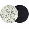 thumbnail image 1 of Sage Green Botanical Coasters Set of 2, Absorbent Coasters for Drinks, Rustic Country Spring Floral Summer Leaf Coaster for Desk Coffee Table Protection, Home Decor House Warming Gifts 4", 1 of 8