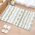 thumbnail image 1 of Sage Green Botanical Entryway Rug 2'x3'&nbsp; Non Slip Front Door Mats, Modern Farmhouse Tropical Leaves Entrance Rugs Indoor Outdoor Carpet, Washable Floor Mats Small Area Rug for Bedroom Kitchen, 1 of 8