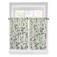 thumbnail image 1 of Sage Green Botanical Living Room Curtains 2 Panel, Rustic Country Spring Floral Summer Leaf Cafe Window Treatment, Farmhouse Bedroom Bathroom Kitchen Curtains Drapes 104"x54", 1 of 6