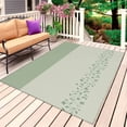thumbnail image 1 of Sage Green Botanical Outdoor Rug 3x5 Ft, Non Slip Washable Area Rug, Spring Floral Leaf Patio Rugs Carpet Runner, Large Floor Mat for Indoor/Outdoor Deck Porch Camping, 1 of 8