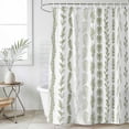thumbnail image 1 of Sage Green Botanical Shower Curtain Set, Waterproof Shower Curtains for Bathroom, Modern Farmhouse Tropical Leaves Washable Fabric Cloth Bath Curtain for Bathtub Decoration with Hooks 48x72 Inches, 1 of 9