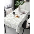 thumbnail image 1 of Sage Green Botanical Tablecloth Rectangle Table Cloth 60x120, Waterproof Tablecloth Outdoor Table Cloth, Plant Flower Floral Tree Branch Washable Table Cover for Kitchen Dinning Party, 1 of 8
