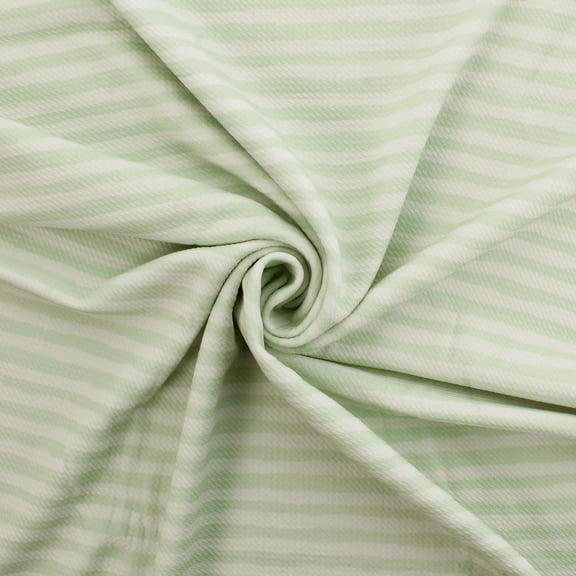 Sage Green Brush Stroke Stripes Bullet Fabric 1 yard