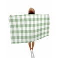 thumbnail image 1 of Sage Green Buffalo Plaid Beach Towels Oversized Super Absorbent, Green White Checkered Farmhouse Lightweight Bath Towel Quick Dry Sets For Bathroom/Pool/Rv Camping/Beach Play/Gym Room/Picnic 31"x62", 1 of 8