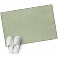 thumbnail image 1 of Sage Green Burlap Texture Entryway Rug 2x3 Area Rug Washable Indoor Doormat Small Bathroom Rugs Non-Slip Low Pile Accent Throw Rugs Farmhouse Vintage Sage Green Floor Carpet for Kitchen Bedroom, 1 of 8