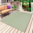 thumbnail image 1 of Sage Green Burlap Texture Outdoor Rug for Patio/Deck/Porch, Non-Slip Large Area Rug 5 x 7 Ft, Farmhouse Vintage Sage Green Indoor Outdoor Rugs Washable Area Rugs, Reversible Camping Rug Carpet Runner, 1 of 8