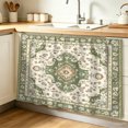 thumbnail image 1 of Sage Green Cabinet Curtain 32"Wx55"L,Dustproof Pantry Door Curtain W/ Self Adhesive Tape,Southwest Tribal Antique Boho-Chic Farmhouse Tall Storage Cover Privacy Drape for Bathroom Kitchen, 1 of 9