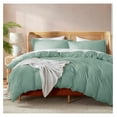 thumbnail image 1 of Sage Green California King Duvet Cover Sets - Soft Double Brushed Cal King Duvet Cover, 3 Piece, with Button Closure, 1 Duvet Cover 104x98 inches and 2 Pillow Shams, 1 of 9