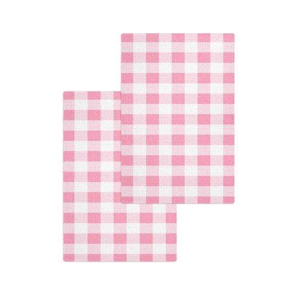 Sage Green Check Tea Towels Absorption Walf Checks Kitchen Soft Cleaning Towel Cloth Napkins Dish Rags