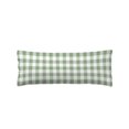 thumbnail image 1 of Sage Green Check Long Body Pillow Cover 20x60 Inch, Modern Rustic Green Buffalo Plaid Decorative Pillowcase with Zipper, Microfiber Pillow Protector, Soft Breathable Long Pillowcases for Women, 1 of 9