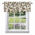 thumbnail image 1 of Sage Green Christmas Kitchen Curtain Valances for Windows Farmhouse Short Curtains, Rustic Pine Cones Xmas Botanical Rod Pocket Valance Curtain for Bedroom Cafe Living Room 42"x18", 1 of 8