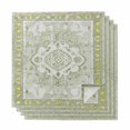 thumbnail image 1 of Sage Green Cloth Napkins, Boho Retro Decorative Abstract Floral Ethnic Washable and Reusable Dinner Napkins Set of 4, Table Napkin for Kitchen Party Birthday Wedding Hotel Housewarming 20"x20", 1 of 8