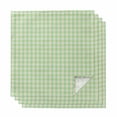 thumbnail image 1 of Sage Green Cloth Napkins, Grid Checkered Plaid Gingham Lattice Trellis Washable and Reusable Dinner Napkins Set of 4, Table Napkin for Kitchen Party Birthday Wedding Hotel Housewarming 20"x20", 1 of 8