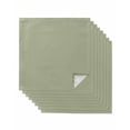 thumbnail image 1 of Sage Green Cloth Napkins Washable Set of 8, Farmhouse Sage Green Decor Reusable Dinner Table Napkins Cloth Bulk for Weddings Kitchen Restaurants Hotel Events Parties 20 x 20 Inch, 1 of 9