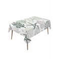thumbnail image 1 of Sage Green Coastal Table Cloth, Summer Beach Starfish Coral Nautical Waterproof Tablecloth for Rectangle Tables, Reusable Washable Fabric Table Cover for Restaurant Kitchen Dining Tables 60"x120", 1 of 6