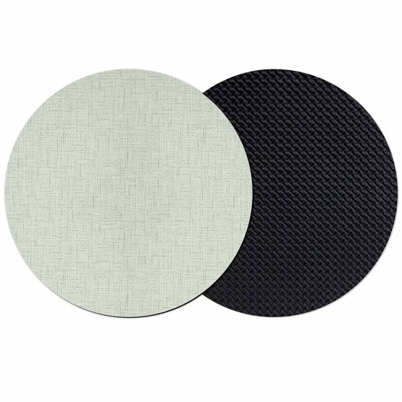 Sage Green Coasters Set of 2, Absorbent Coasters for Drinks, Solid Color Modern Minimalist Abstract Coaster for Desk Coffee Table Protection, Home Decor House Warming Gifts 4"