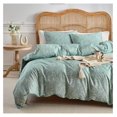 thumbnail image 1 of Sage Green Comforter Set Queen-Exquisite Floral Queen Size Comforter Set for All Seasons, 3 Pieces, 1 Wildflower Plants Comforter (90"x90") and 2 Pillow Cases (20"x26"), Sage Green, 1 of 2