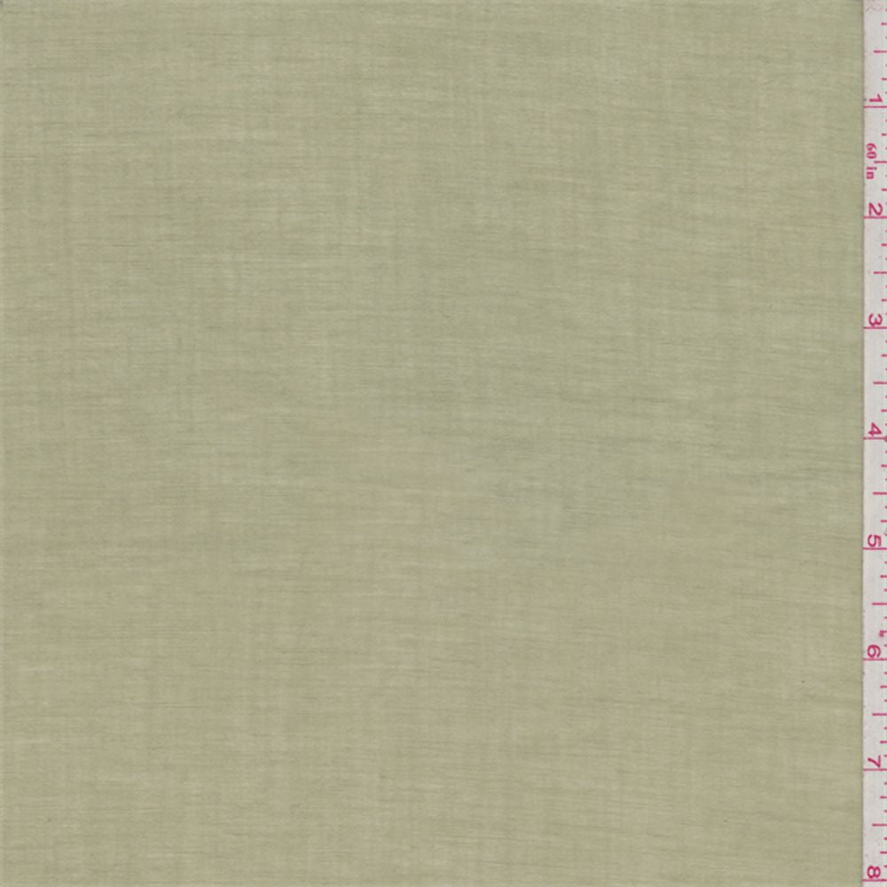 Sage Green Cotton Voile, Fabric Sold By the Yard