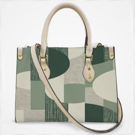 Sage Green Cross Body Bags For Women Small Leather Female Handbags Fashion Top-Handle Totes