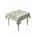 thumbnail image 1 of Sage Green Daisy Table Cloth, Farmhouse Floral Green Striped Waterproof Tablecloth for Square Tables, Reusable Washable Fabric Table Cover for Restaurant Kitchen Dining Tables 54"x54", 1 of 6