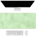 thumbnail image 1 of Sage Green Desk Mat, Desk Accessory, Cute Workspace, Trendy Workspace, Trendy, 35.4x15.7in Large Gaming Mouse Pad, Cute Desk Topper, Pretty Desk Pad, 1 of 6