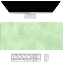 Sage Green Desk Mat, Desk Accessory, Cute Workspace, Trendy Workspace, Trendy, 35.4x15.7in Large Gaming Mouse Pad, Cute Desk Topper, Pretty Desk Pad