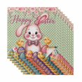 thumbnail image 1 of Sage Green Easter Bunny Cloth Napkins, Spring Easter Eggs Chicken Dots Washable and Reusable Dinner Napkins Set of 8, Table Napkin for Kitchen Party Birthday Wedding Hotel Housewarming 20"x20", 1 of 9