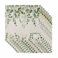 thumbnail image 1 of Sage Green Eucalyptus Cloth Napkins, Farmhouse Weeping Leaves Linen Washable and Reusable Dinner Napkins Set of 8, Table Napkin for Kitchen Party Birthday Wedding Hotel Housewarming 20"x20", 1 of 9