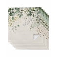 thumbnail image 1 of Sage Green Eucalyptus Cloth Napkins Washable Set of 6, Traditional Tree Branch Leaf Plant Reusable Dinner Table Napkins Cloth Bulk for Weddings Kitchen Restaurants Hotel Events Parties 20 x 20 Inch, 1 of 9