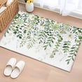 thumbnail image 1 of Sage Green Eucalyptus Leaves Bathroom Rug Washable 2x3 Entryway Rug Non Slip Summer Weeping Floral Botanical Front Door Mat Low Pile Indoor Doormat Throw Floor Carpet for Kitchen Bedroom Entrance, 1 of 8