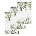 thumbnail image 1 of Sage Green Eucalyptus Leaves Kitchen Dish Towels for Drying Dishes Set of 3, Spring Botanical Floral Waffle Weave Microfiber Hand Tea Bathroom Towels Quick Dry & Absorbent Towel 15.7x23.6, 1 of 7