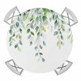 thumbnail image 1 of Sage Green Eucalyptus Leaves Round Fitted Tablecloth with Elastic Edge, Waterproof Table Cloth Table Cover for 45"-54" Tables, Farmhouse Spring Botanical Tablecloths for Dining Picnic Indoor Outdoor, 1 of 9