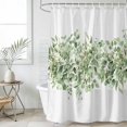 thumbnail image 1 of Sage Green Eucalyptus Leaves Waterproof Shower Curtain,Extra Large 72"x96" Polyester Fabric Shower Curtains for Bathroom,Spring Summer Botanical Floral Decorative Bathtub Curtain Sets with Hooks, 1 of 9