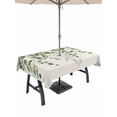 thumbnail image 1 of Sage Green Eucalyptus Outdoor Tablecloth - 54x80 Inch Rectangle Dining Table Cover, Farmhouse Weeping Leaves Linen Waterproof Outdoor Table Cloth with Umbrella Hole & Zipper for Picnic/Patio/Party, 1 of 7