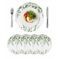 thumbnail image 1 of Sage Green Eucalyptus Round 15 Inch Placemats Set of 4, Watercolor Spring Weeping Botanical HeatResistant Non Slip Place Mats for Dining Table, Wipeable Braided Kitchen Table Mats for Housewarming, 1 of 9