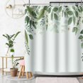thumbnail image 1 of Sage Green Eucalyptus Shower Curtain Spring Leaf Botanical Plant Shower Curtains for Bathroom Waterproof Bath Curtain Decor 72 x 72 Inch, 1 of 6