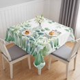 thumbnail image 1 of Sage Green Eucalyptus Table Cloth Waterproof Tablecloths, Farmhouse Botanical Leaves Tablecloth Dining Table Cover for Kitchen Party Tabletop Outdoor, Square Tablecloth 54x54 Inch, 1 of 9