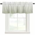 thumbnail image 1 of Sage Green Farmhouse Short Window Curtain Valances, Ombre Gradient Striped Minimalist Texture Rod Pocket Kitchen Valances for Living Room Bedroom Bathroom Cafe 42" x 12", 1 of 8