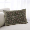 thumbnail image 1 of Sage Green Floral Boho Throw Pillow Covers, Ethnic Tribe Abstract Art Flower Soft Breathable Pillow Cases with Invisible Zipper, Standard Pillowcases for Couch Bed Sofa Chair 20x26 Inches, 1 of 9