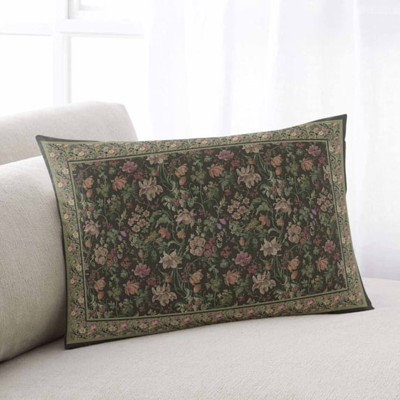 Sage Green Floral Boho Throw Pillow Covers, Ethnic Tribe Abstract Art Flower Soft Breathable Pillow Cases with Invisible Zipper, Standard Pillowcases for Couch Bed Sofa Chair 20x26 Inches
