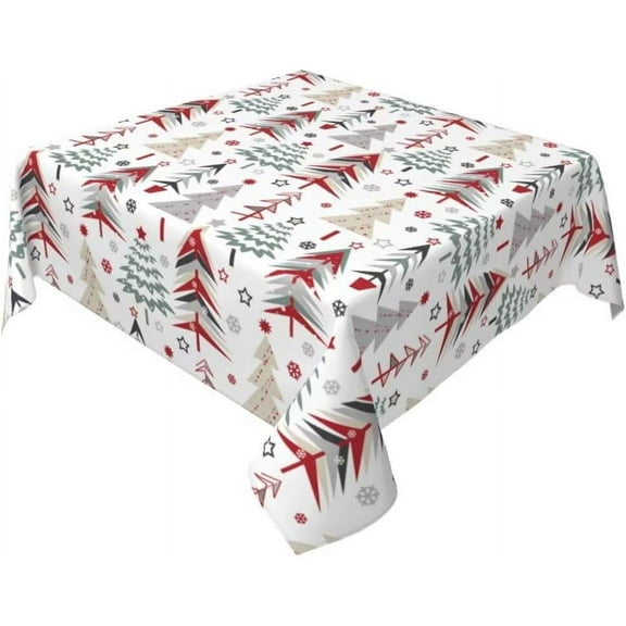 Sage Green Floral Tablecloth 54 x 54 Inch Square Chinoiserie Flowers Decorative Table Cloth Rustic Fabric Farmhouse Washable Table Cover for Picnic Party Holiday Home Indoor Outdoor