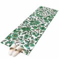 thumbnail image 1 of Sage Green Floral Washable Runner Rugs 2'x6', Botanical Farmhouse Nature Low Pile Throw Entryway Rug Non-Slip Sturdy Edge Binding Carpet for Indoor Bedside Entrance Bedside, 1 of 9