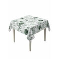 thumbnail image 1 of Sage Green Flower Table Cloth, Vintage Rose Floral Botanical Leaf Waterproof Tablecloth for Square Tables, Reusable Washable Fabric Table Cover for Restaurant Kitchen Dining Tables 54"x54", 1 of 6