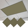 thumbnail image 1 of Sage Green Fluorescent Light Covers, Brown Solid Color Simple Abstract Magnetic Light Covers for Ceiling Lights, Fluorescent Ceiling Shade Filters for Classroom Bedroom Office 4x2Ft x 3PCS, 1 of 8