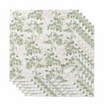 thumbnail image 1 of Sage Green Fruit Cloth Napkins, Vintage Plant Nature Botanical Flower Washable and Reusable Dinner Napkins Set of 6, Table Napkin for Kitchen Party Birthday Wedding Hotel Housewarming 20"x20", 1 of 8