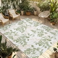 thumbnail image 1 of Sage Green Fruit Outdoor Rug 5x7 Ft - Reversible Patio Rug Outdoor Camping Rugs, Vintage Plant Nature Botanical Flower Washable Indoor Outdoor Area Rugs, Non-Slip Outdoor Carpet Runner for Deck/Porch, 1 of 8
