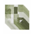 thumbnail image 1 of Sage Green Geometric Cloth Napkins Set of 8 Reusable Dinner Napkins, Watercolor Ombre Modern Abstract Art Cocktail Napkin Washable Table Napkins for Wedding/Holiday Party/Baby Shower 20"x20", 1 of 7
