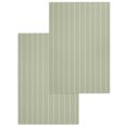 thumbnail image 1 of Sage Green Geometric Kitchen Dish Towels for Drying Dishes Set of 2, Minimalism Solid Color Striped Lines Waffle Weave Microfiber Hand Tea Bathroom Towels Quick Dry & Absorbent Towel 15.7x23.6, 1 of 7