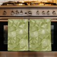 thumbnail image 1 of Sage Green Geometric Kitchen Towels Set of 1, Modern Stereotypic Abstract Art Absorbent Dish Towels for Kitchen, Microfiber Hand Towel, Quick Drying Tea Towel for Cleaning Decorative Dishcloths, 1 of 7